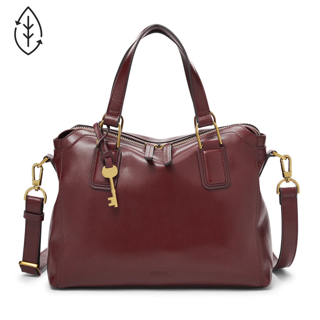 Fossil  Jacqueline Satchel Wine ZB1636-609