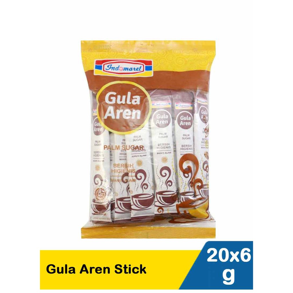 

Indomaret Gula Aren Stick 20X6g