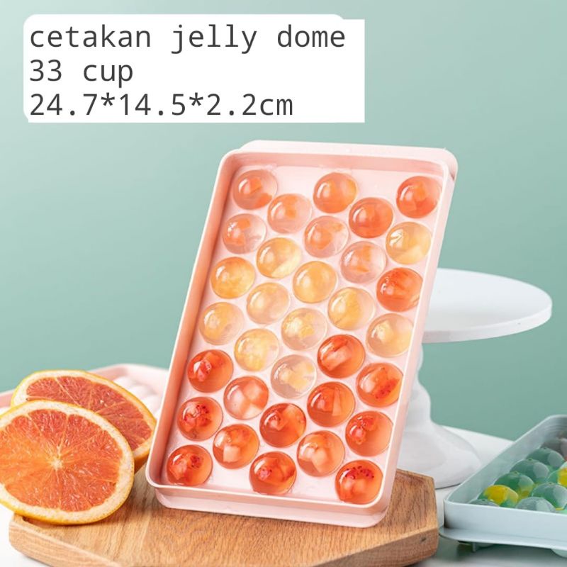 ICE TRAY BALL/ CETAKAN ES BATU PUDING BUAH JELLY TELUR PUYUH 33 ROUND