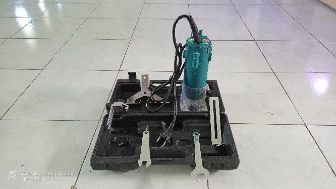 Mailtank Sh134 Wood Trimmer 6mm 1/4 Inchi Mesin Router Profil List Kayu Trimer Ruter Set