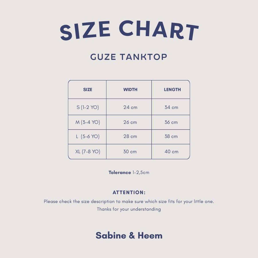 SABINEANDHEEM - Guze Top / Gubi Pants / Atasan Bawahan Anak