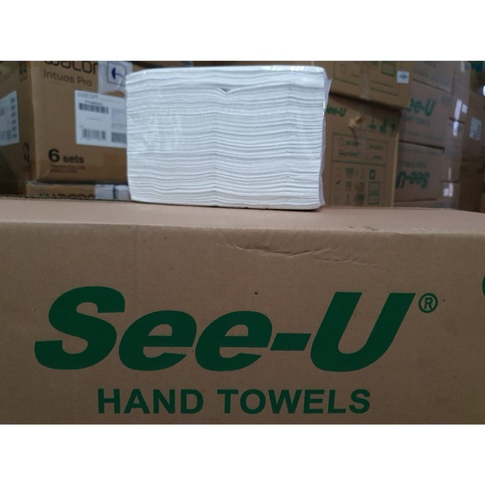 Tissue See U Tebal Hand Towel Emboss 1 Pack pengering cuci tangan