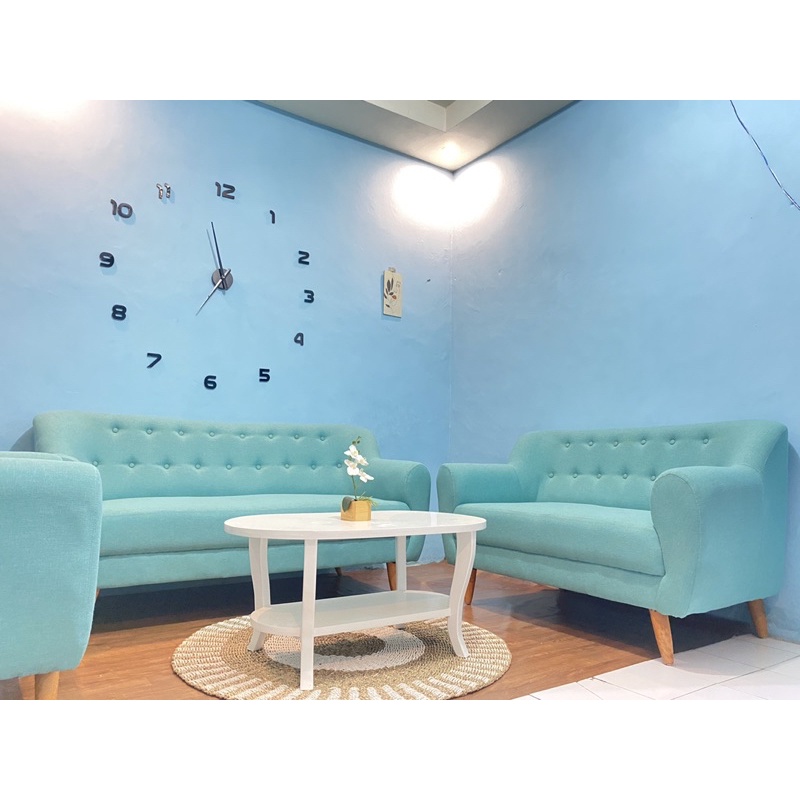 sofa retro set meja