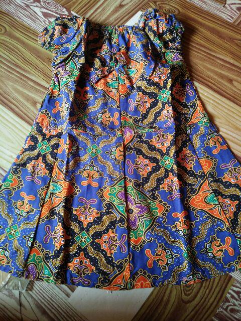 Daster Batik Anak 6-24 Bulan  Bagus Dress Anak Murah | Daster Batik Paris