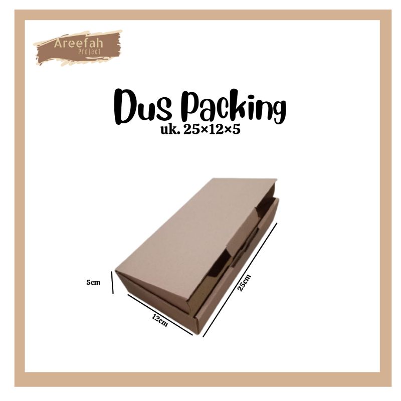 

KARDUS KARTON / KARDUS BOX / KARDUS PACKING DIE CUT UKURAN 25x12x5 cm