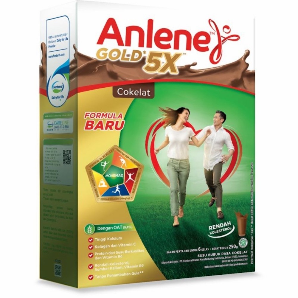 

Anlene Gold 5X All Coklat/vanilla/Hi-Calcium All Varian [250 Gram]