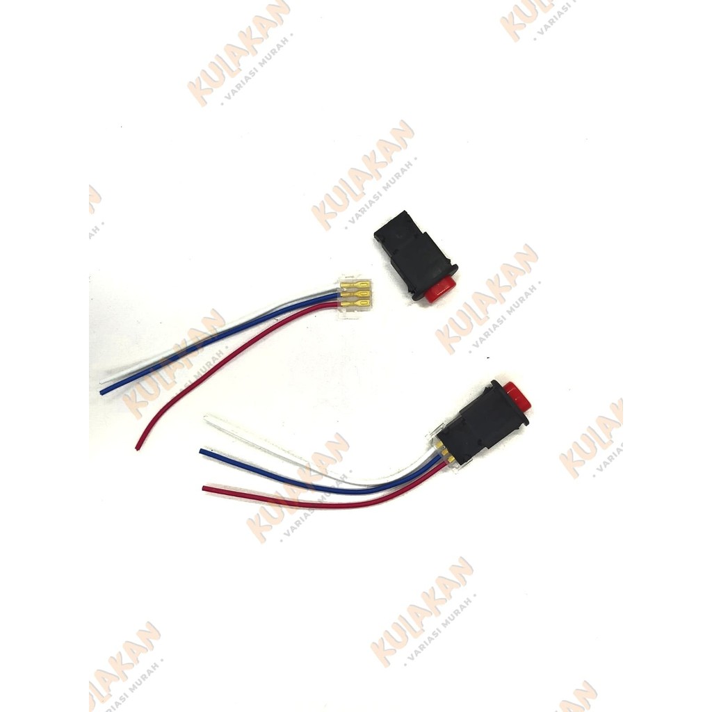 Saklar Tombol Switch On Off Universal Hazard Touring Push On Off Hazard Motor