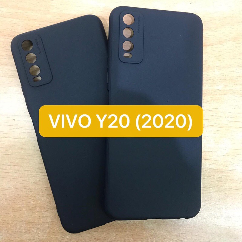 Vivo Y20 Y20i Softcase Black Premium / Y20 Softcase Antishock Proof / Case Y20 Anti Crack