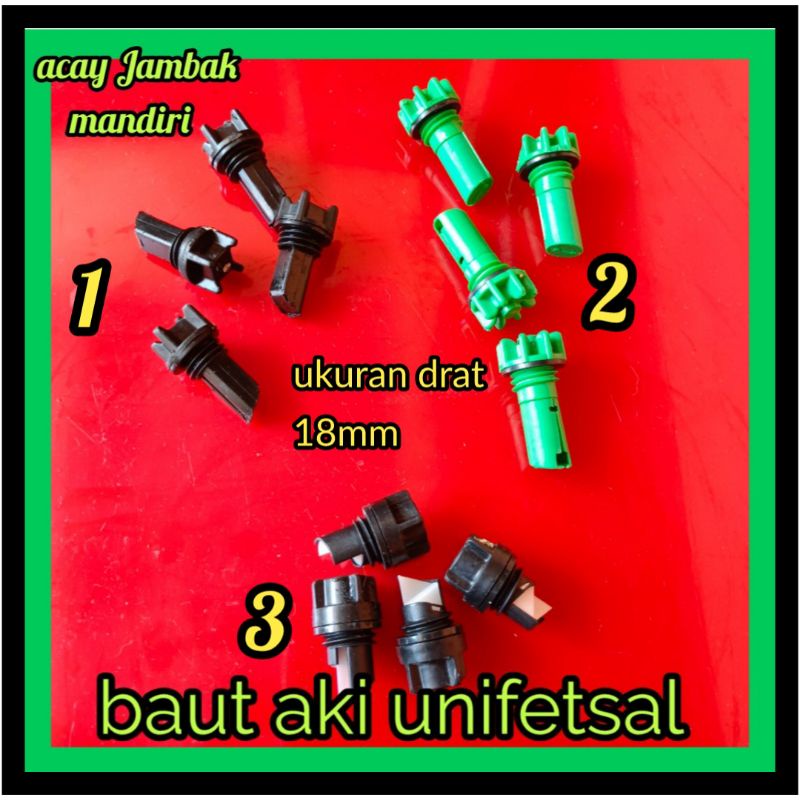 baut aki mobil motor unifersal