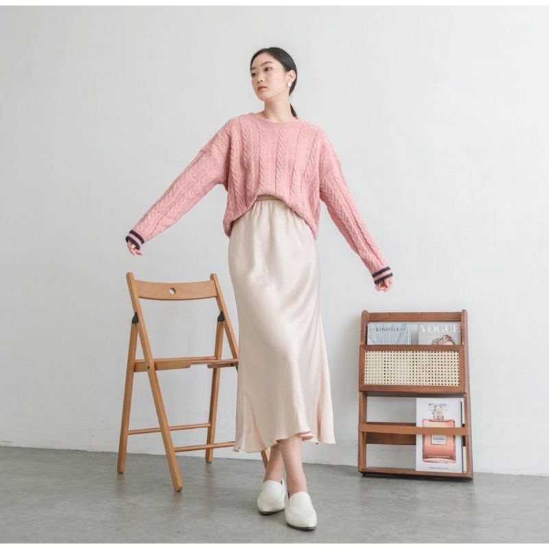 Masae Sweater Cochineal Gonegani