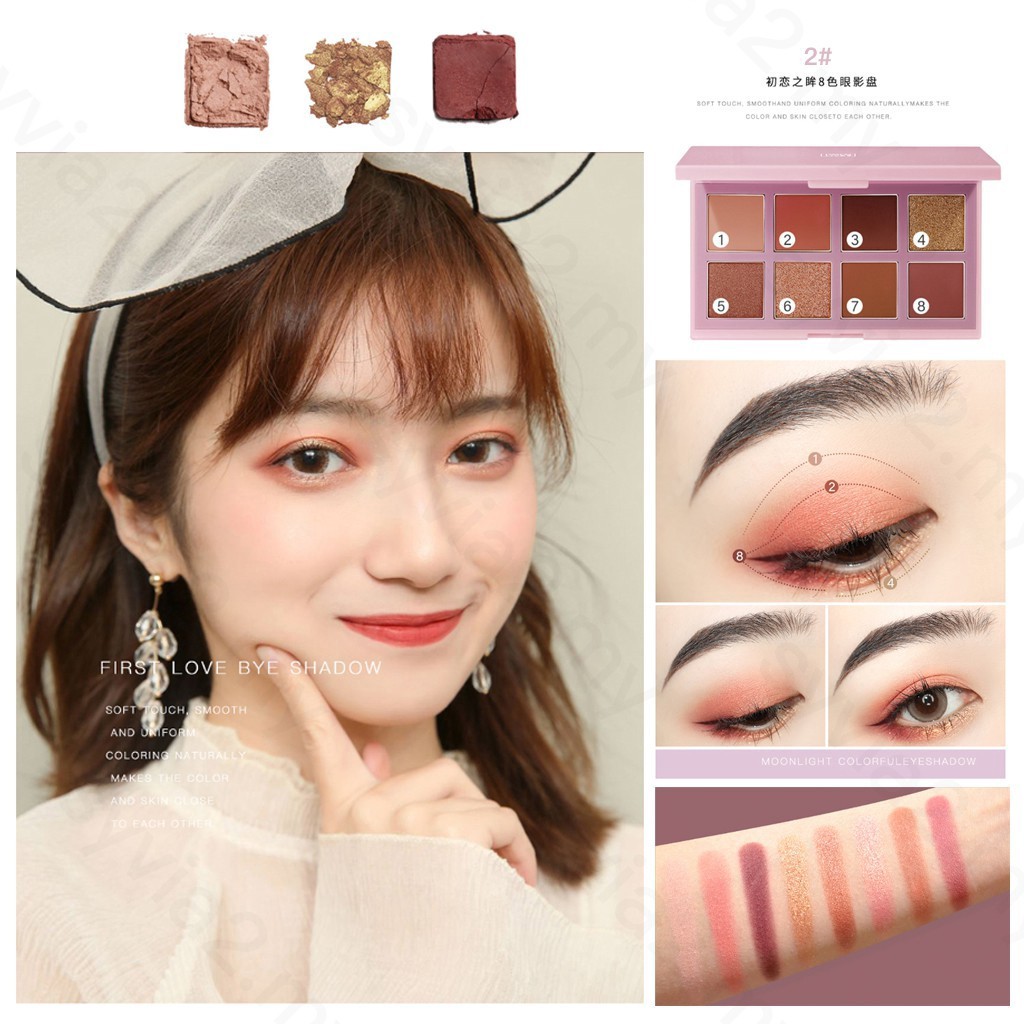 HOLDLIVE Make Up Morandi Moonlight Glass/First Love Eyeshadow