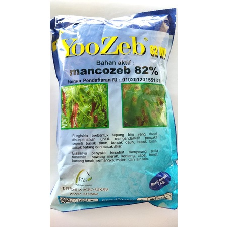 Fungisida YOOZEB 82WP 1kg, mankozeb biru, mancozeb biru