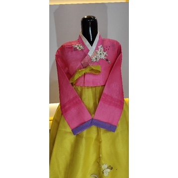 hanbokkorea modern kuning