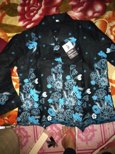 Baju Batik Couple Modern Monalisa Genes Merah Biru Tosca Ungu Orange M,l,xl Asli Pekalongan