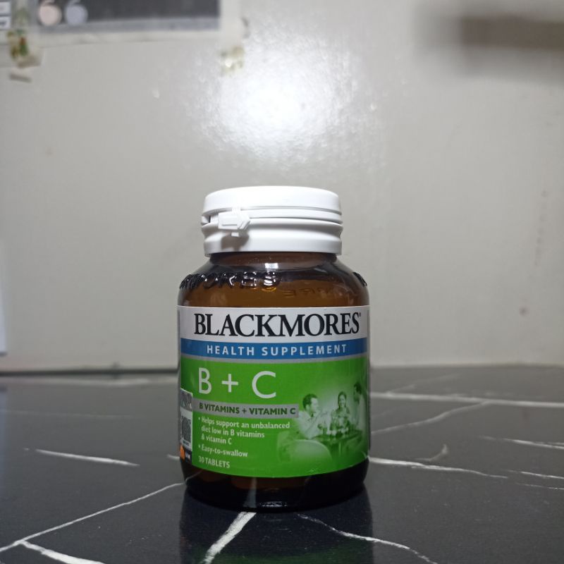 Jual Blackmores Vitamin B+C 30 Tablet Shopee Indonesia