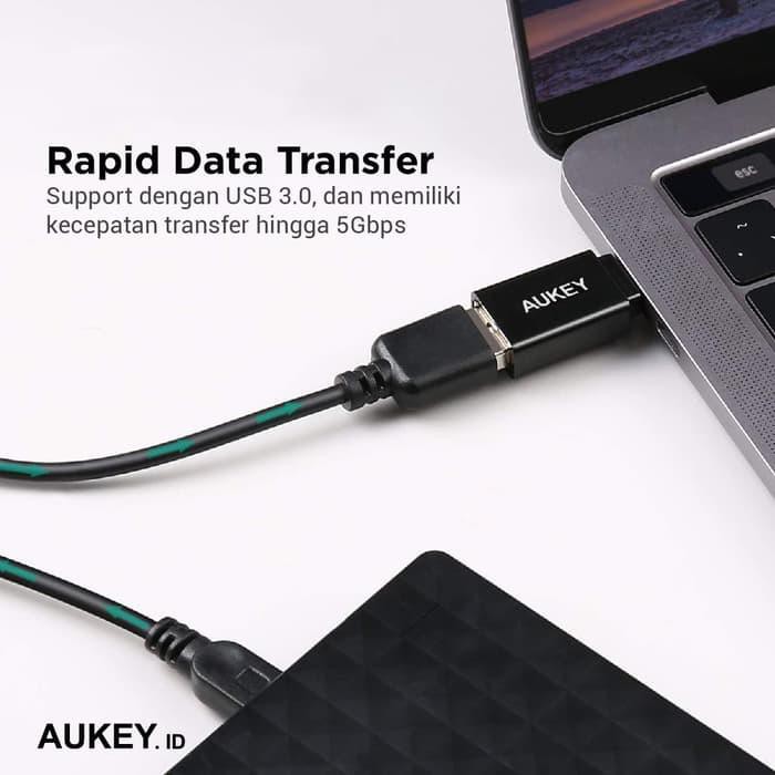 Aukey Adapter USB 3.0 to USB C (2pcs) - SKU : 500173