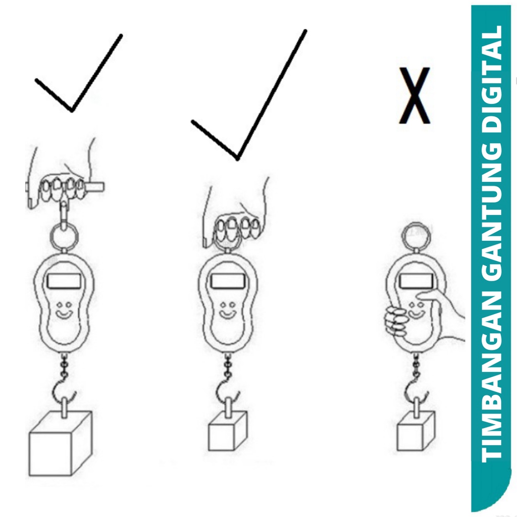 Timbangan Gantung Digital 50KG Portable Electronic Free Baterai Timbangan Digital Timbangan Koper Timbangan Serbaguna Timbangan Mini Timbangan Kue Timbangan Badan Timbangan Fleco Timbangan Dapur