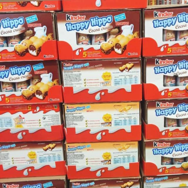 PO kinder joy HAPPY HIPPO Snack import singapore