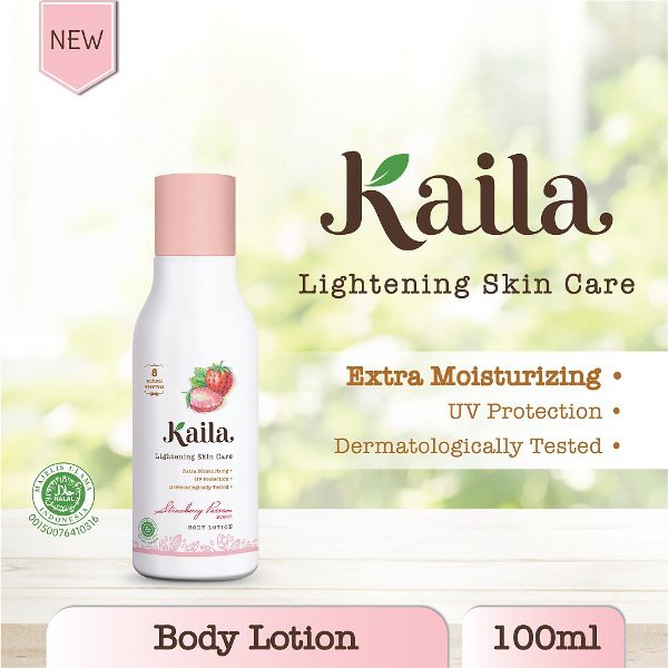 KAILA Natural Body Lotion 100Ml - Strawberry