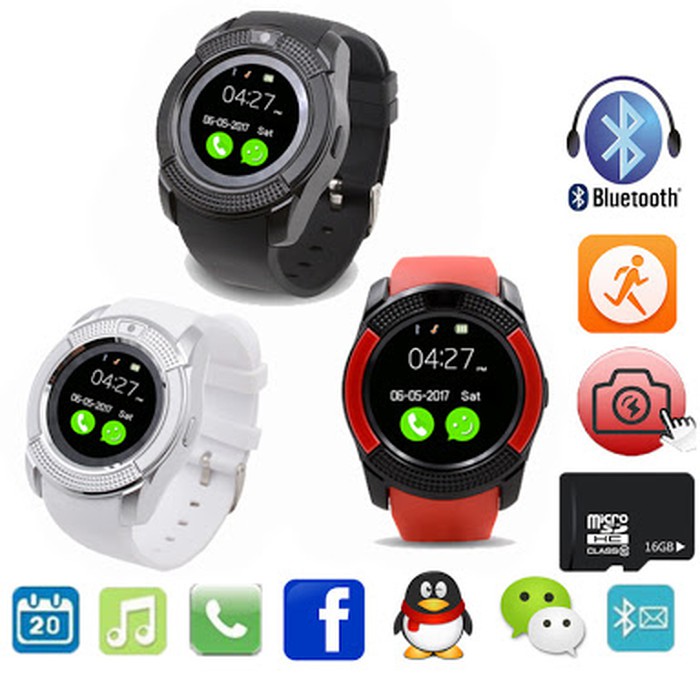 Cara setting smart watch v8 outlet