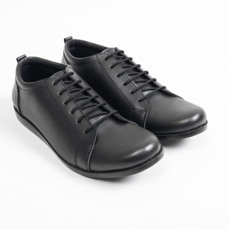 Sepatu Formal Pria Casual Sepatu Kerja Pantofel Kulit Hitam