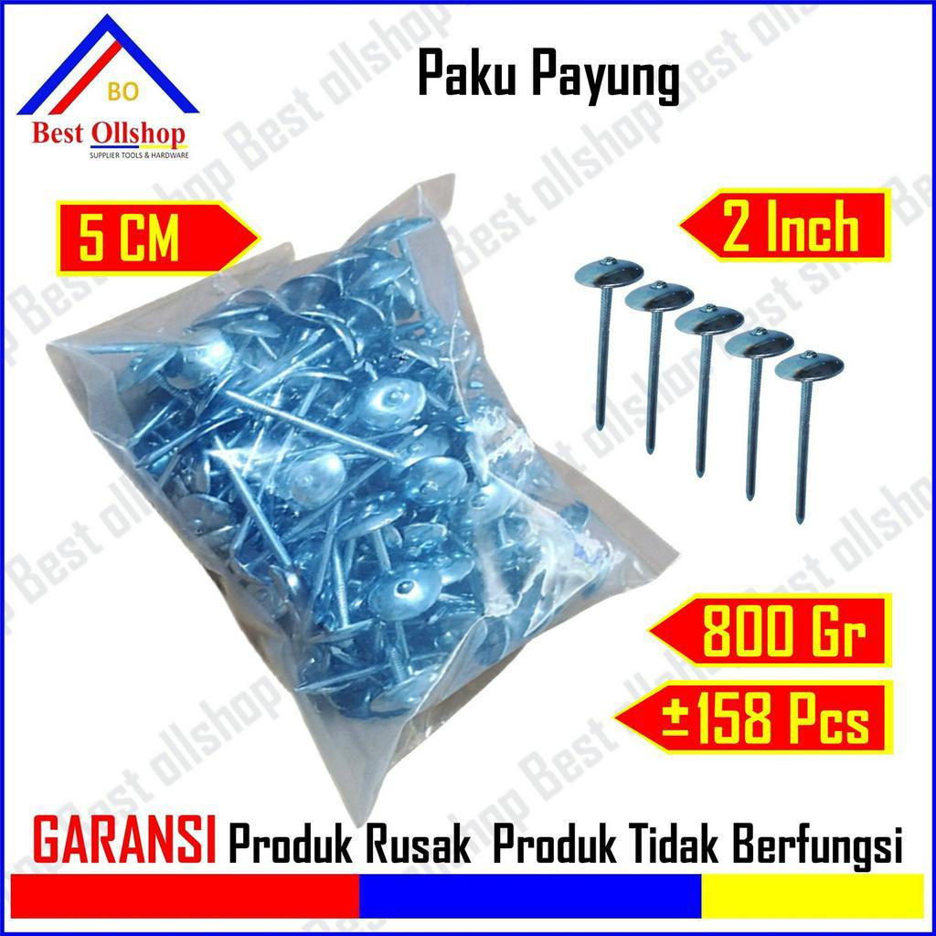 Paku Payung Seng Asbes 5 Cm 2 Inch Harga 1 Pack Atap Spandek