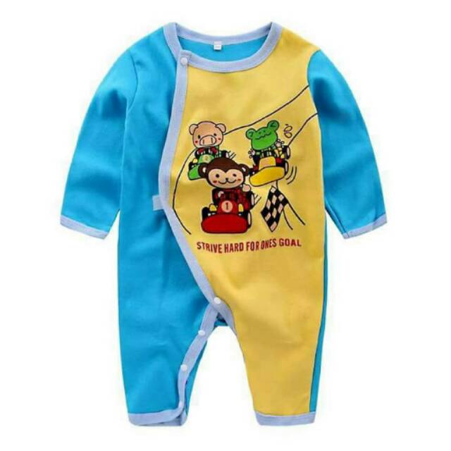 Romper Bayi Animal Racing