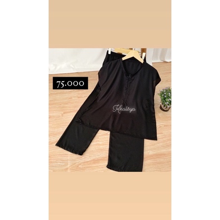 one set polosan lengan pendek