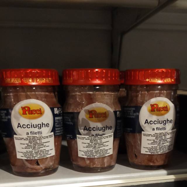 

Pucci Acciughe Filleti Anchovy 80 gr ikan teri