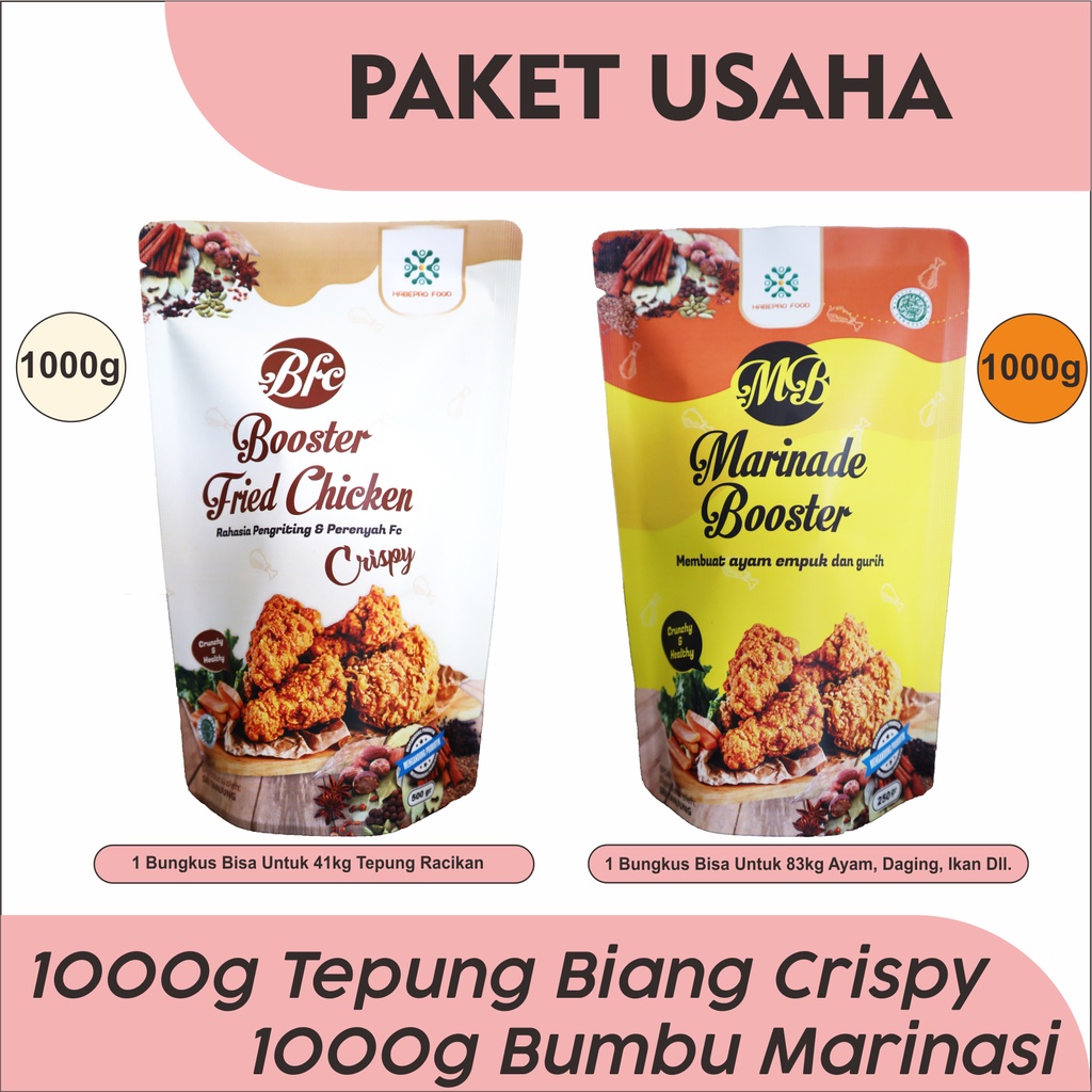 

Tepung Crispy - Krispi ‐ Krispy - Biang Fried Chicken - Tepung Bumbu - PAKET EKONOMIS