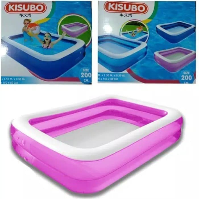 54006 / C006 / C005 KOLAM RENANG ANAK BESTWAY / AQUATIC KOTAK POLOS BESAR SYAFAH TOYS-7