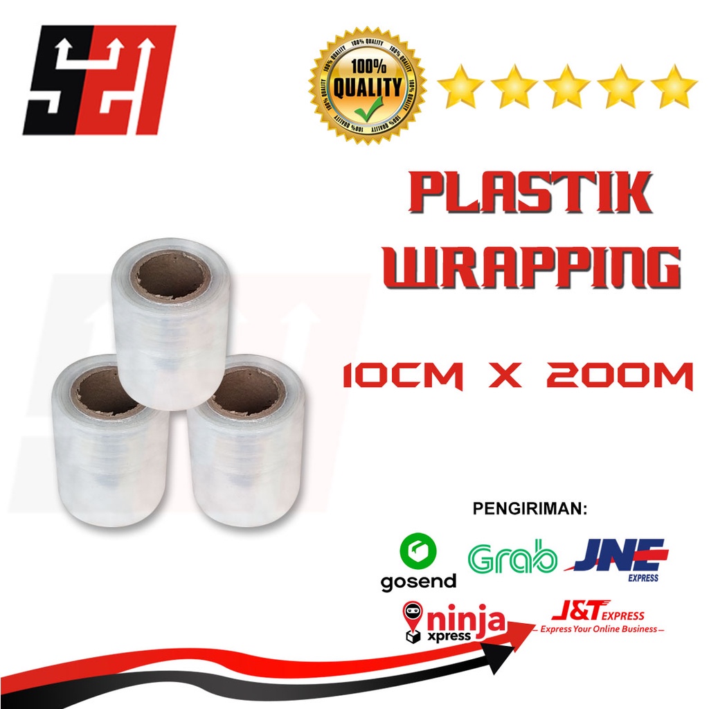 

Plastik Wrapping Streth Film 10cm x 200m
