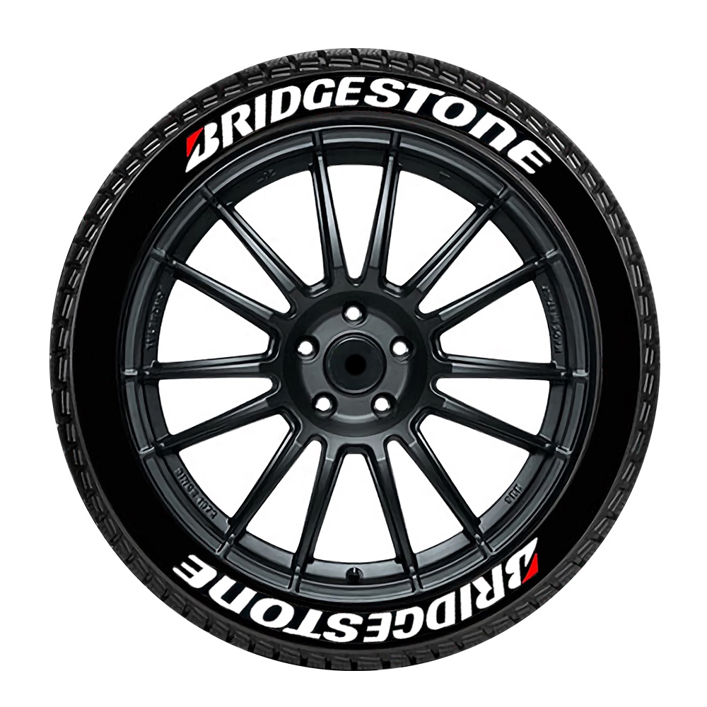 Stiker Huruf Ban Mobil Huruf Ban Mobil BRIDGESTONE 3D Karet Car Wheel Tuning Permanen Siam Decal