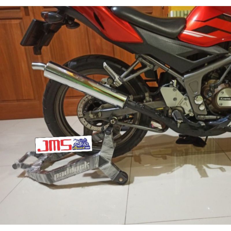 standar paddock standar pedok kotak universal bahan tebal ninja rr ninja 250 r25 r15 gsx er6 cbr 250