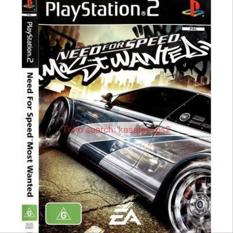 Kaset Ps2 Game Most Wanted Black Edition