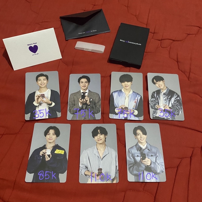 Photocard Official PC BTS LAMARAN Samsung Galaxy Buds
