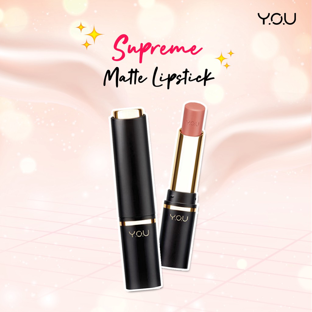 YOU Basic Collection Supreme Matte Lipstick 3.2 g [ Long-wear Lip Color&Rich Pigmented]