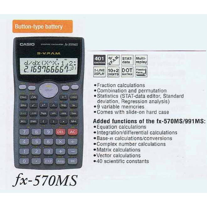 

Casio FX-570MS