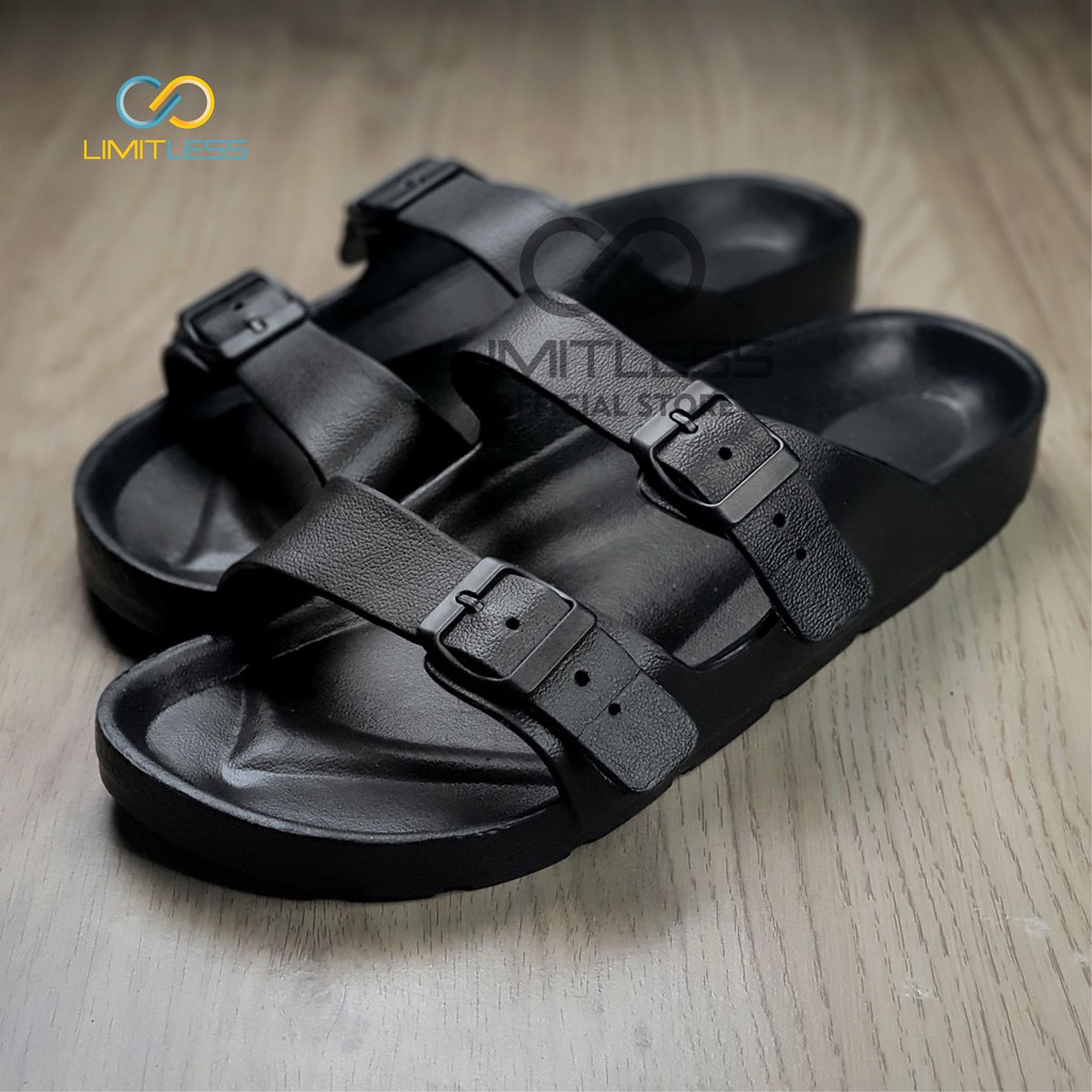 Sandal Pria Selop Tali Strap 2 Sendal Cowok Casual Santai Murah Sandal Pria Kekinian Sandal Slide Pria