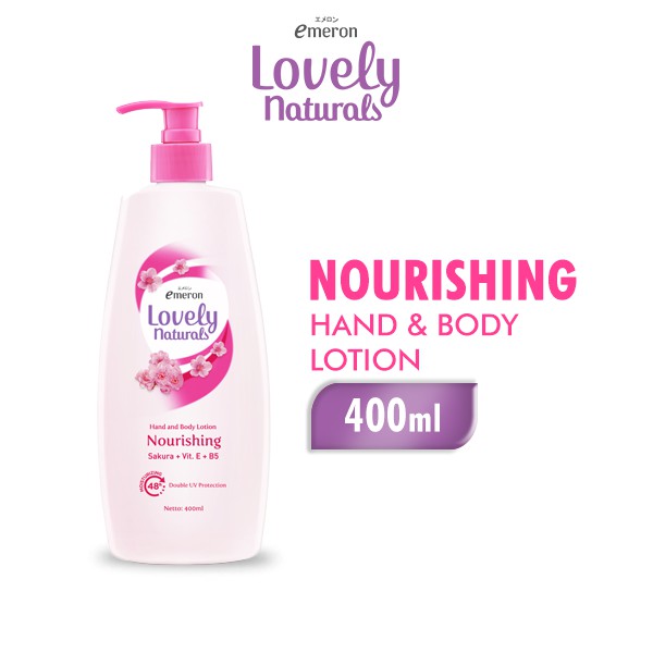 EMERON LOVELY NATURAL BODY LOTION NOURISHING 400ML