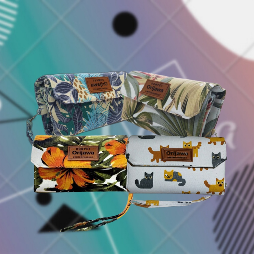 Orijawa Dompet Wanita Pintar, Dompet Wanita Multifungsi Dompet Orijawa, Dompet HP multifungsi