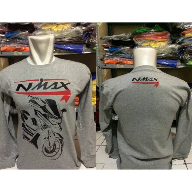kaos lengan panjang/t shirt keren MOTOR NMAX 03