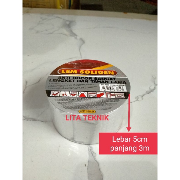 lakban asbes talang  soligen lakban anti bocor lem penambal seng