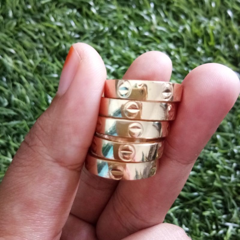 (kartier) Cincin Swasa kuning selamanya