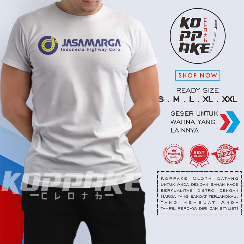 Kaos Jasa Marga Logo Baju Perusahaan