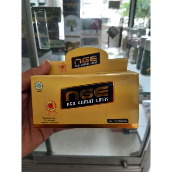 Neo Gamat Emas 77 Kapsul Original NGE Gamat Emas isi 77 Kapsul Asli