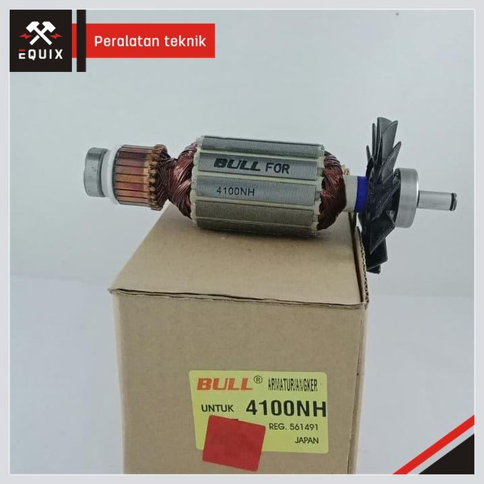 ANGKER BULL ARMATURE 4100NH FOR MESIN MAKITA Marble Cutter 4100NH