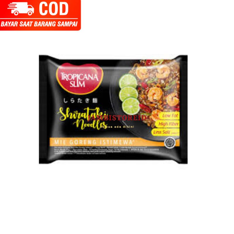 

(JAMBISTOREID) JAMBI LANGSUNG KIRIM Tropicana Noodle Shirataki 71gram Mie Diet Sehat Jepang Jambi