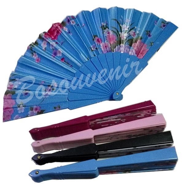 Terlaris souvenir kipas saten Grosir