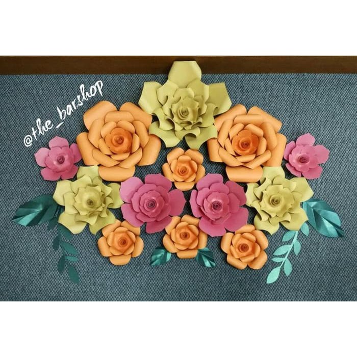 

Paper flower dekorasi bunga kertas 31